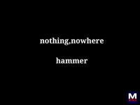 nothing, nowhere - Hammer перевод
